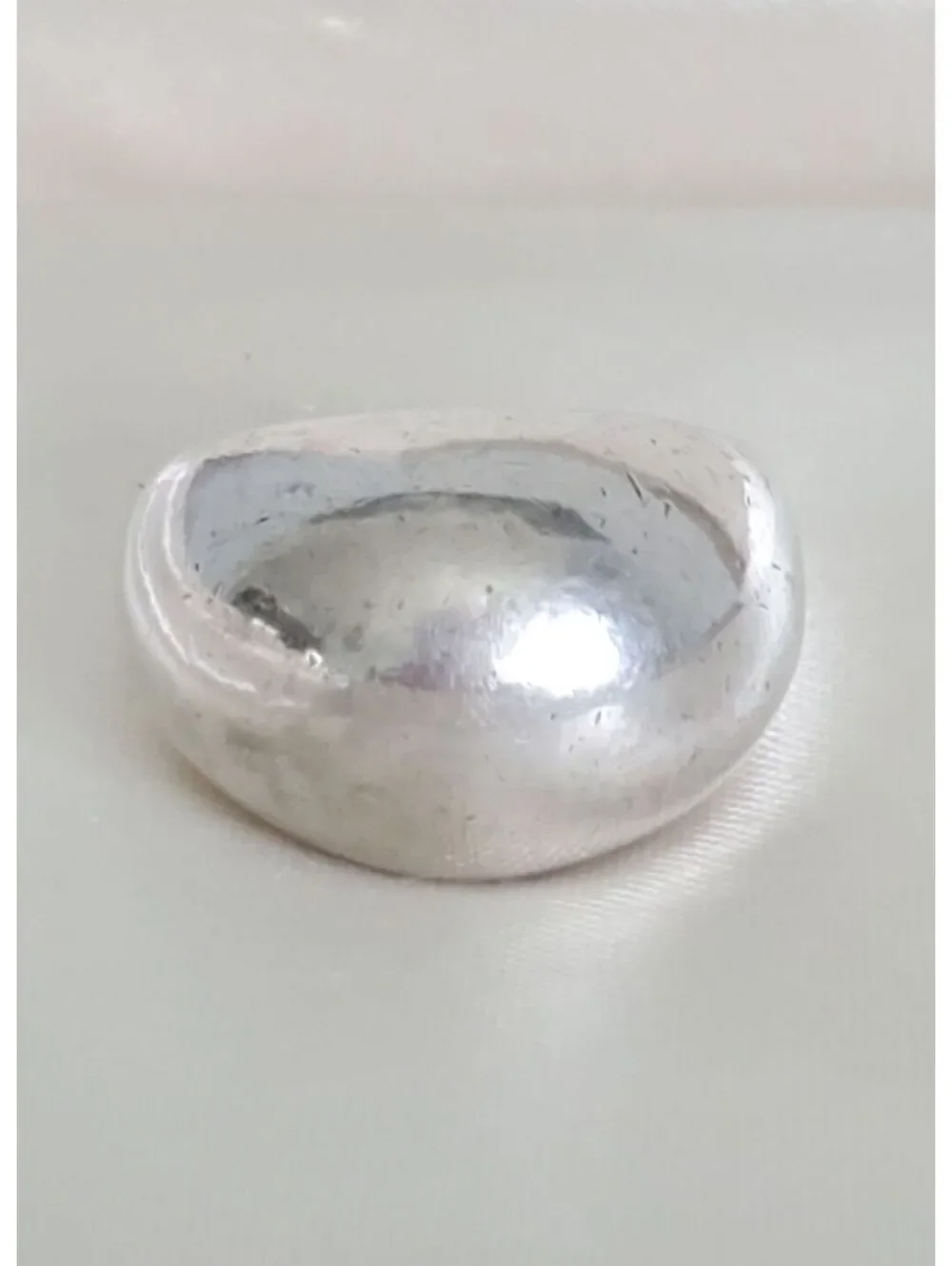 Vintage Sterling Silver Chunky Dome Ring